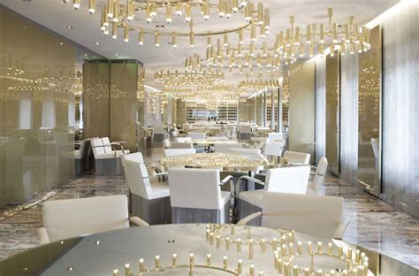 dolce gabbana restaurant gold